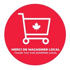 floor stickers -Thank you shop Canada