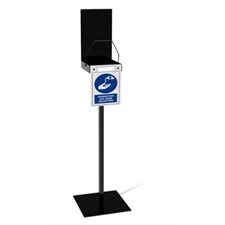 Floor stand for hand sanitizer dispenser
